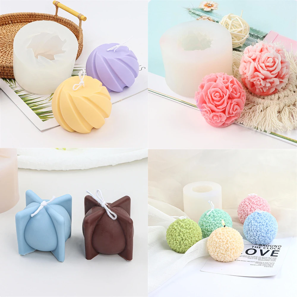2021 New 3D Textured Ball Cross Mold Rose Flower Silicone Mould For Wax Scented Soap Candle Making Homemade Ornaments DIY Craft
2021 New 3D Textured Ball Cross Mold Rose Flower Silicone Mould For Wax Scented Soap Candle Making Homemade Ornaments DIY Craft