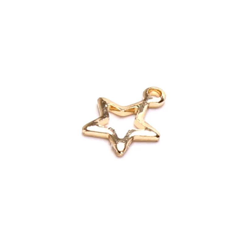 10pcs/lot 6mm Hollow Bead Star Gold Copper Charms Pendant For Bag Accessories
10pcs/lot 6mm Hollow Bead Star Gold Copper Charms Pendant For Bag Accessories
