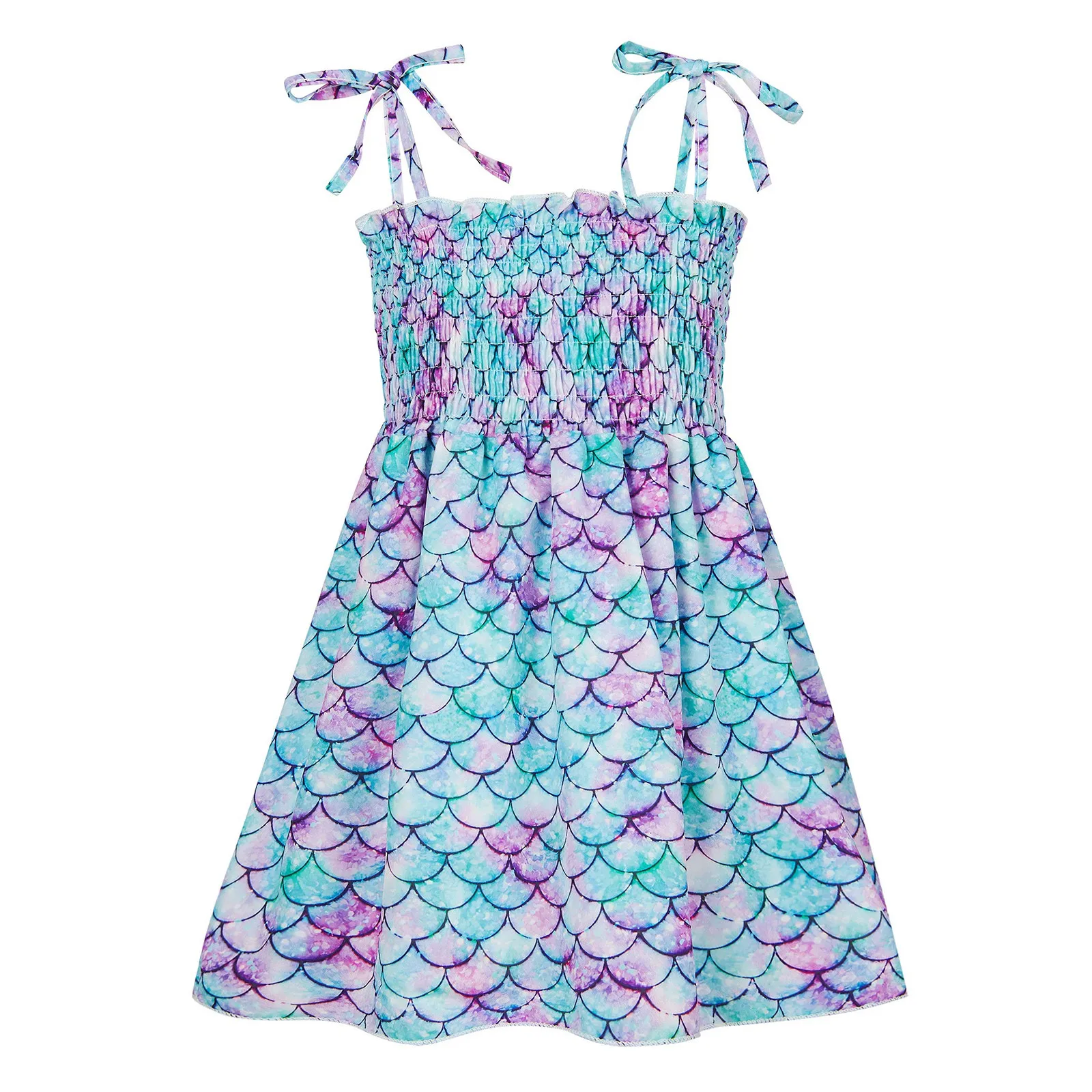 1-6 Years Old Baby Girl Dress Toddler Kids Girls Sleeveless Strap Beach Summer Dress Cute Kid Clothes Fish Scales Print Princess
1-6 Years Old Baby Girl Dress Toddler Kids Girls Sleeveless Strap Beach Summer Dress Cute Kid Clothes Fish Scales Print Princess