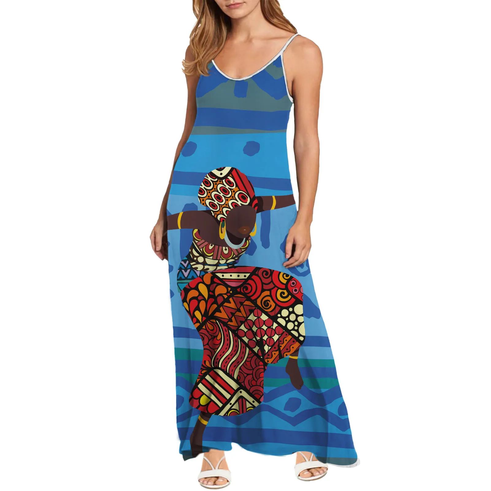 Plus Size Dresses Fashion Women Printed O-Neck Sleeveless Casual Elegant Retro Dress Sundress Sexy Clothes Robe Maxi Dress
Plus Size Dresses Fashion Women Printed O-Neck Sleeveless Casual Elegant Retro Dress Sundress Sexy Clothes Robe Maxi Dress
