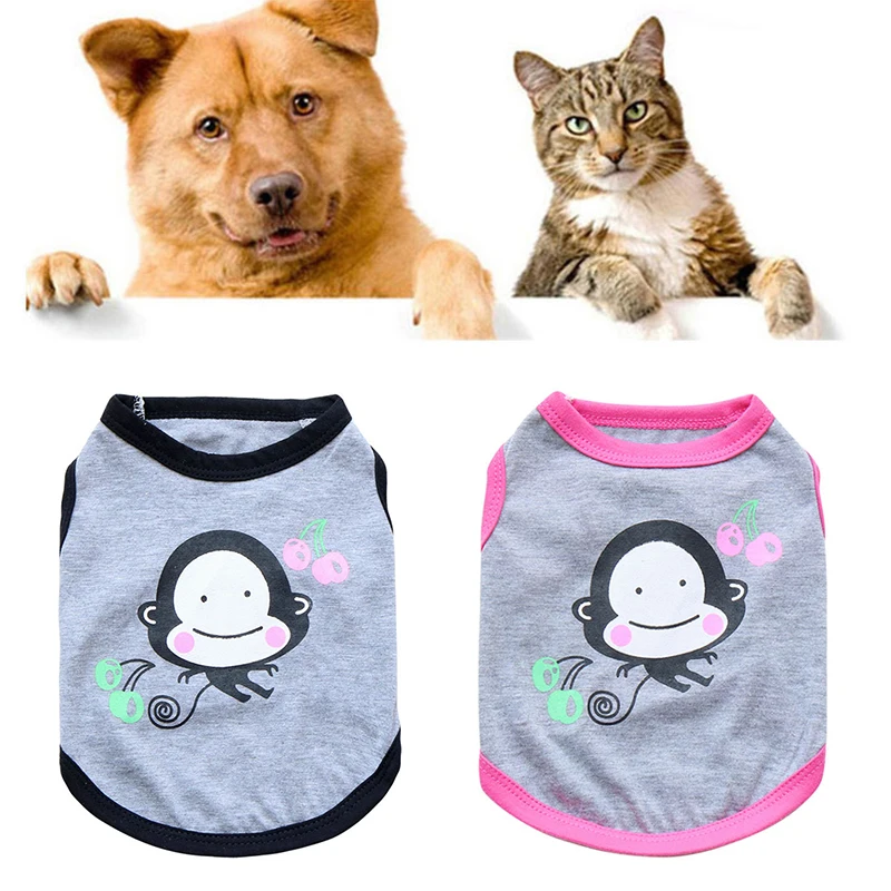 Monkey Printed Dog Shirt Rainbow Color Pet Clothes For Small Medium Dogs Shirt Chihuahua Puppy Pet Clothing For Dogs Vest
Monkey Printed Dog Shirt Rainbow Color Pet Clothes For Small Medium Dogs Shirt Chihuahua Puppy Pet Clothing For Dogs Vest