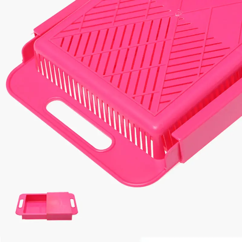 Cutting Board Multifunction Chopping Board Drain Basket With Handle Vegetables Fruits Storage Sturdy Multicolors Durable Kitchen 
Cutting Board Multifunction Chopping Board Drain Basket With Handle Vegetables Fruits Storage Sturdy Multicolors Durable Kitchen
