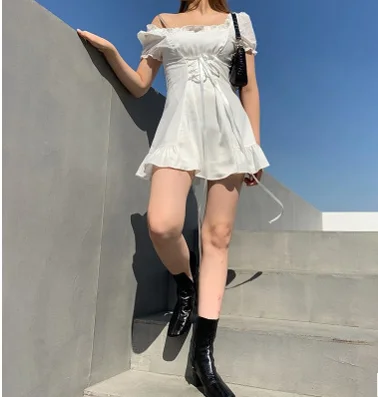 fashion elegant bow white female mini dress summer party birthday festival cute sexy french romantic silk dress women 
fashion elegant bow white female mini dress summer party birthday festival cute sexy french romantic silk dress women