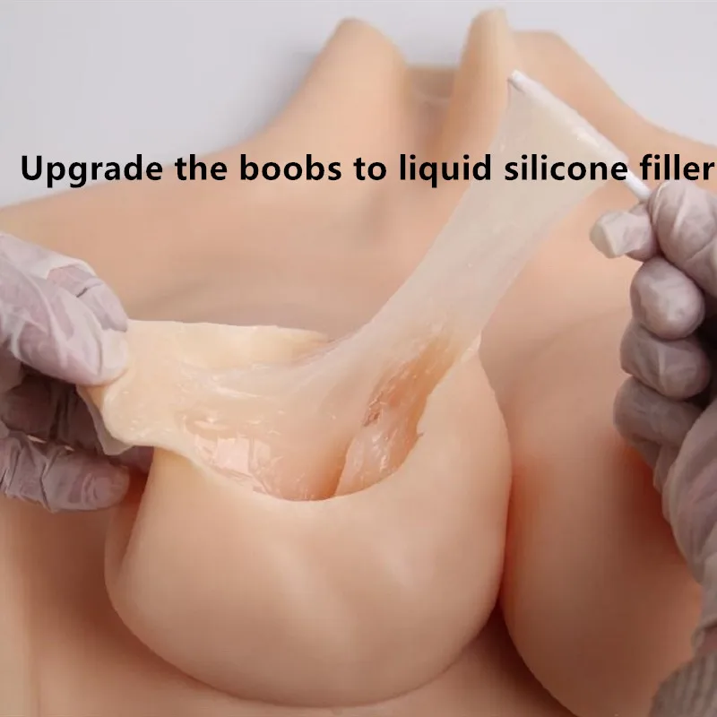 Upgrade elastic cotton filled breast forms to liquid silicone ones realistic jiggle
Upgrade elastic cotton filled breast forms to liquid silicone ones realistic jiggle