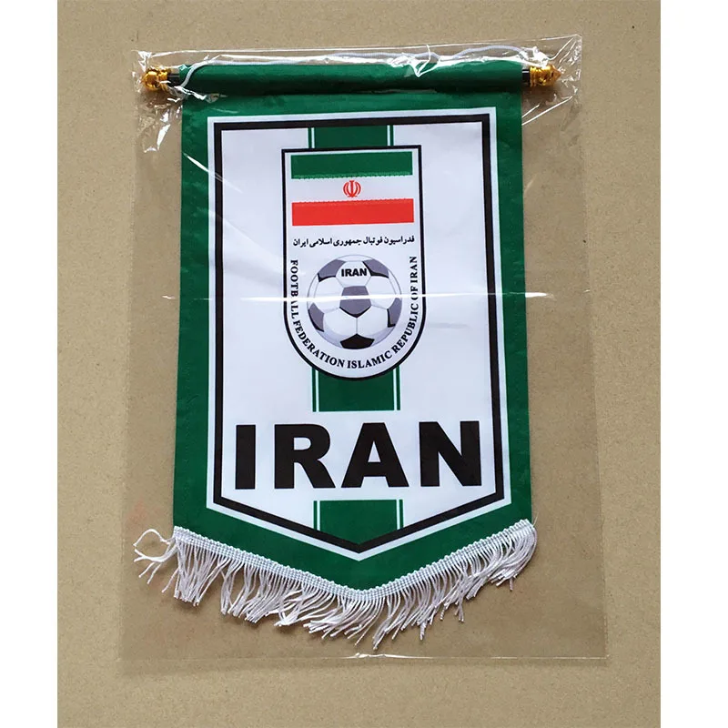 2018 Football World Cup Iran National Football 36cm*23cm Size Double Sides Christmas decorations Hanging Flag Banner Gifts 
2018 Football World Cup Iran National Football 36cm*23cm Size Double Sides Christmas decorations Hanging Flag Banner Gifts