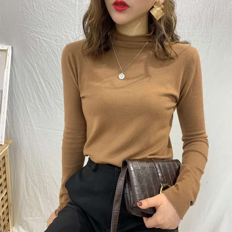Women's Long Sleeved Knitting Bottomed Sweater New Korean Version In Autumn And Winter Chic And Pretty Style For Girls
Women's Long Sleeved Knitting Bottomed Sweater New Korean Version In Autumn And Winter Chic And Pretty Style For Girls