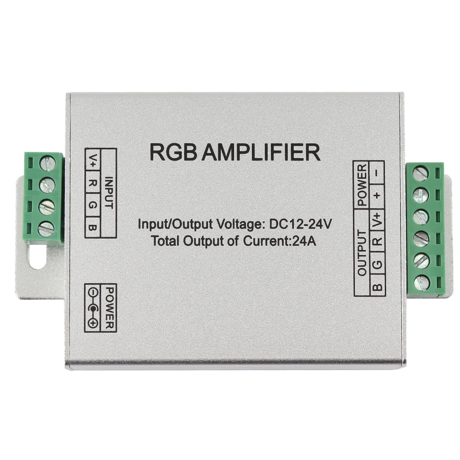 LED RGB Remote Controller Dimmer Amplifier Channel Output 12V - 24V 24A 4 RGBW RGB LED Remote Controller Strip Power Repeater
LED RGB Remote Controller Dimmer Amplifier Channel Output 12V - 24V 24A 4 RGBW RGB LED Remote Controller Strip Power Repeater