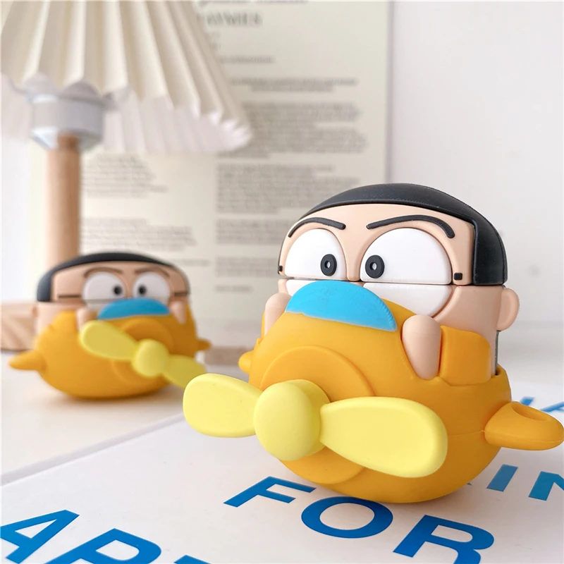 Cute Cartoon 3D Airplane Boy Case For AirPods Pro 1 2 Bluetooth-Compatible Earphone Case Soft Silicone Protection Cover Funda
Cute Cartoon 3D Airplane Boy Case For AirPods Pro 1 2 Bluetooth-Compatible Earphone Case Soft Silicone Protection Cover Funda