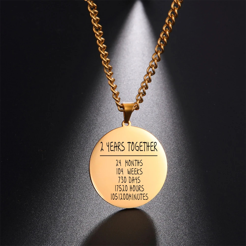 Lemegeton Personalized Anniversary Date Necklace Customized Bar Necklace Stainless Steel Jewelry Nameplate Choker Mom Gift 
Lemegeton Personalized Anniversary Date Necklace Customized Bar Necklace Stainless Steel Jewelry Nameplate Choker Mom Gift