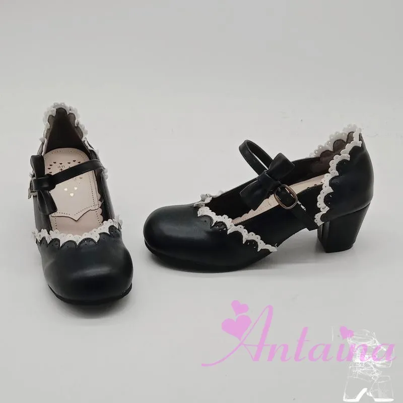 Princess sweet lolita shoes Lace bow princess shoes Lolita women's shoes Japanese buckle shallow mouth an20211
Princess sweet lolita shoes Lace bow princess shoes Lolita women's shoes Japanese buckle shallow mouth an20211