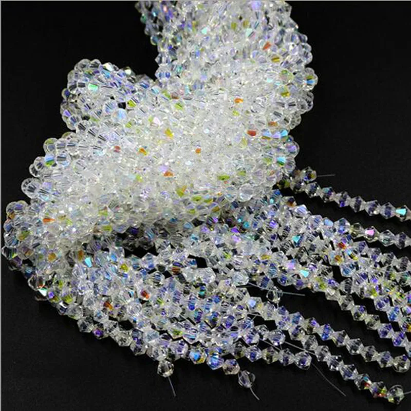 Crystal Bicone Beads Charm Glass Loose Spacer Beads for Jewelry Making Beading 3/4/5/6/8MM Jewelry Making DIY Necklace Bracelet
Crystal Bicone Beads Charm Glass Loose Spacer Beads for Jewelry Making Beading 3/4/5/6/8MM Jewelry Making DIY Necklace Bracelet
