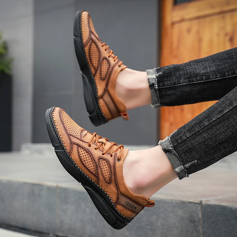 Breathable Shoes Casual Leather Shoes Men's Zapatos Informales De Hombre Shoes-for-men Men
Breathable Shoes Casual Leather Shoes Men's Zapatos Informales De Hombre Shoes-for-men Men