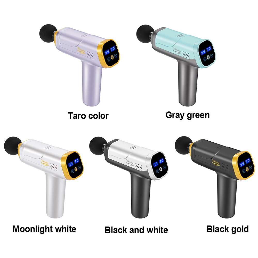Professional Universal Electric Massager Massage Gun Fascial Gun 6 Heads Noise Reduction Design
Professional Universal Electric Massager Massage Gun Fascial Gun 6 Heads Noise Reduction Design