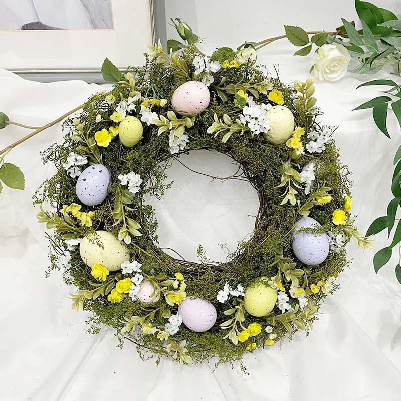 Nordic Easter Egg Wreath Pendant Wall Door Hanging Holiday Party Artificial Flower Garland Wedding Room Store Promotion Decortio
Nordic Easter Egg Wreath Pendant Wall Door Hanging Holiday Party Artificial Flower Garland Wedding Room Store Promotion Decortio