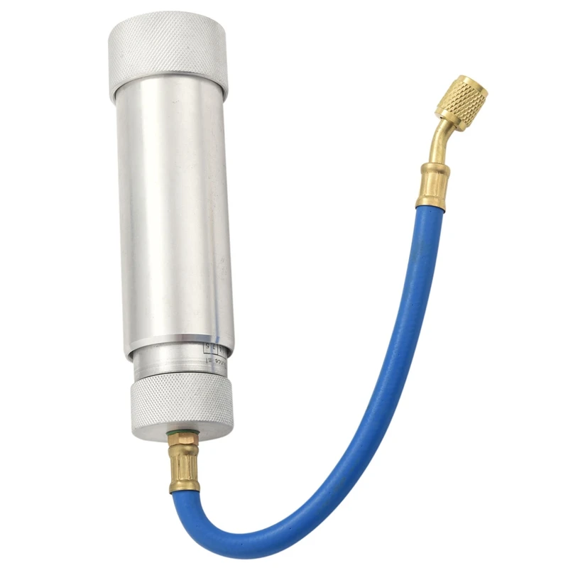 Oil & Dye Syringe 1/4 inch Sae R134A 2Oz Manual Oiler Automotive Air Conditioning Coolant Filling Tube Injection Tool 
Oil & Dye Syringe 1/4 inch Sae R134A 2Oz Manual Oiler Automotive Air Conditioning Coolant Filling Tube Injection Tool