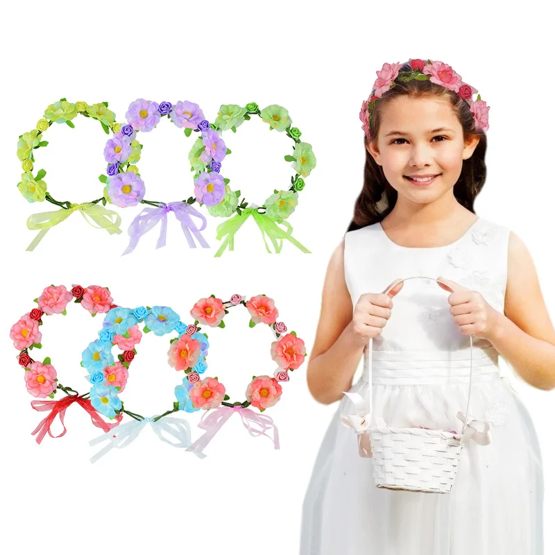 1Pc Hair Hoop Trendy Flower Headdress Bridal Flower Crown Headpieces Hair Accessories bride Garland Princess Wreath Girls Party
1Pc Hair Hoop Trendy Flower Headdress Bridal Flower Crown Headpieces Hair Accessories bride Garland Princess Wreath Girls Party
