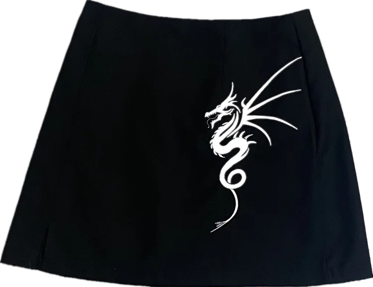 Y Demo Harajuku Casual High Waist Summer Skirt High Waist Dragon Printing Mini Skirts Female 2021
Y Demo Harajuku Casual High Waist Summer Skirt High Waist Dragon Printing Mini Skirts Female 2021
