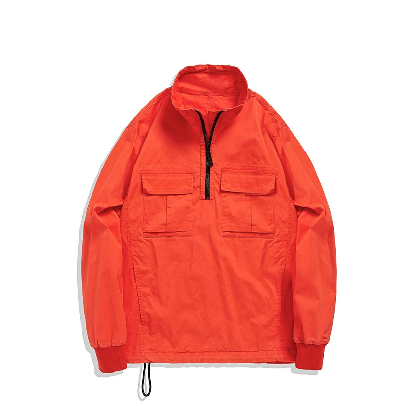 CPTOPSTONEY COMPANY Spring and autumn European and American style half zipper casual jacket with trendy brand trend coat
CPTOPSTONEY COMPANY Spring and autumn European and American style half zipper casual jacket with trendy brand trend coat