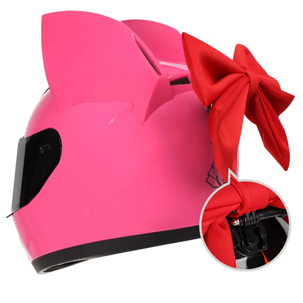 Motorcycle Helmet Women Moto Helmet Full Face Casco Moto Ear Helmet Personality Motocross Capacete Casque With Bowknot
Motorcycle Helmet Women Moto Helmet Full Face Casco Moto Ear Helmet Personality Motocross Capacete Casque With Bowknot