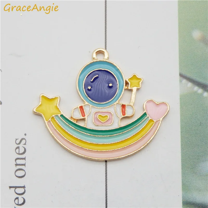 4pcs/pcs Spacecraft jewelry making Cartoons Costomonaut Necklace pendant charms bracelet metal sneaker pendants dangle Charms
4pcs/pcs Spacecraft jewelry making Cartoons Costomonaut Necklace pendant charms bracelet metal sneaker pendants dangle Charms