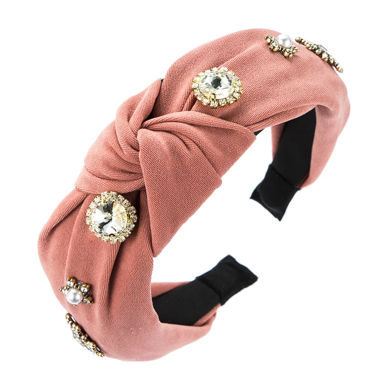 Temperament Korean Shiny Crystal Bowknot Headband Vintage Sparkly Rhinestone Padded Top Knotted Hairband Girls Party Headpieces
Temperament Korean Shiny Crystal Bowknot Headband Vintage Sparkly Rhinestone Padded Top Knotted Hairband Girls Party Headpieces
