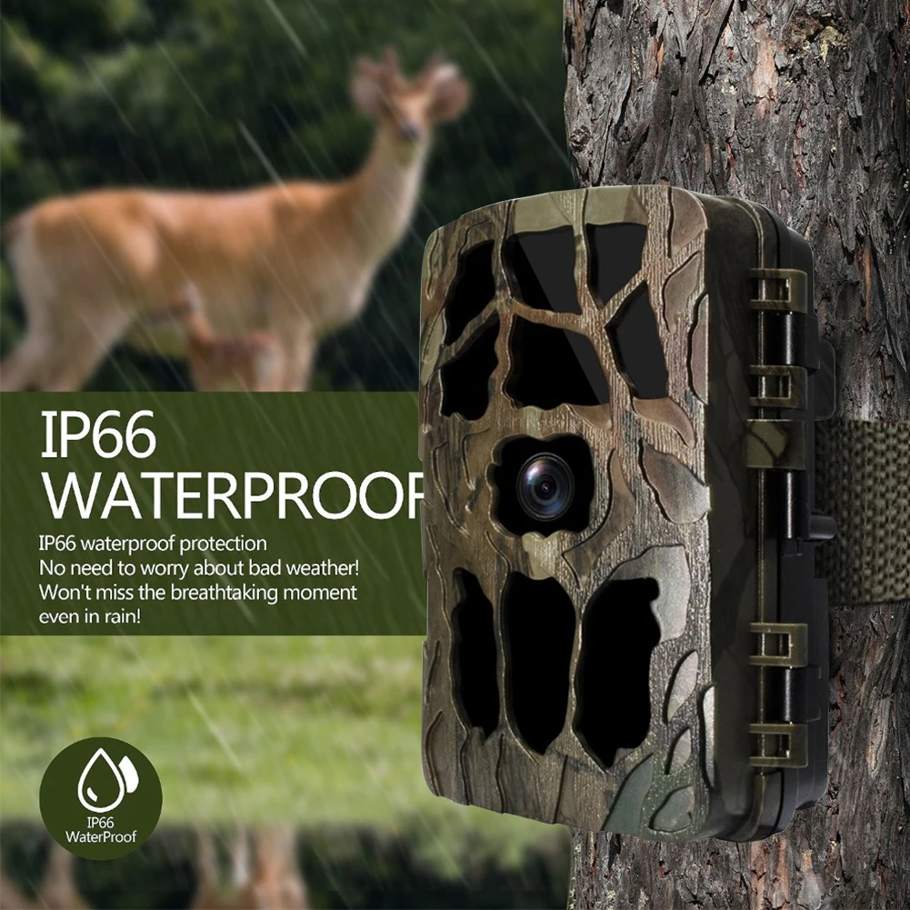 4K HD Waterproof Hunting Camera Outdoor Trail Camera Motion Detection Infrared Camera Wildlife Surveillance H982 LED Camera
4K HD Waterproof Hunting Camera Outdoor Trail Camera Motion Detection Infrared Camera Wildlife Surveillance H982 LED Camera