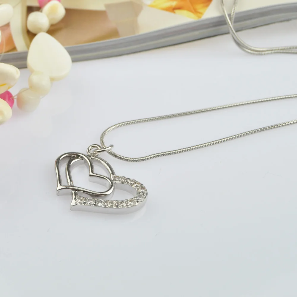 Classic Women's 100% 925 Silver Heart Pendant Chokers Necklace Original Silver Clavicle Snake Chain 46-51CM Party Jewelry Gift
Classic Women's 100% 925 Silver Heart Pendant Chokers Necklace Original Silver Clavicle Snake Chain 46-51CM Party Jewelry Gift