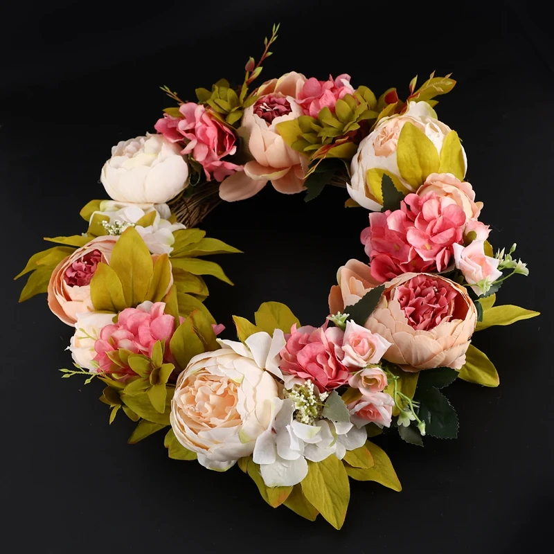 Artificial Flower Wreath Peony Wreath - 16inch Door Wreath Spring Wreath Round Wreath For The Front Door, Wedding, Home Decor
Artificial Flower Wreath Peony Wreath - 16inch Door Wreath Spring Wreath Round Wreath For The Front Door, Wedding, Home Decor