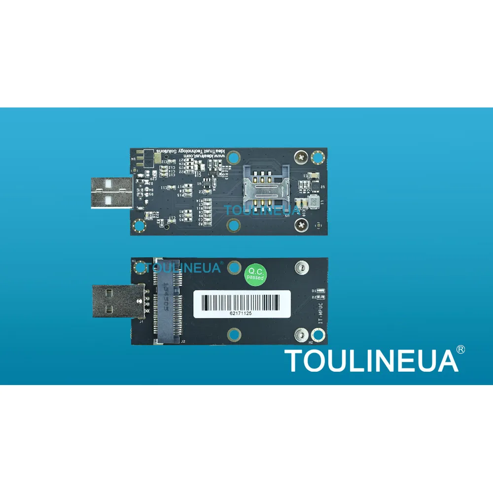 Mini PCIe USB адаптер для карт 3G/4G WWAN и WiFi (USB Type) PCI E к Pcie Pcie|mini pcie to pcie|pcie pciemini |