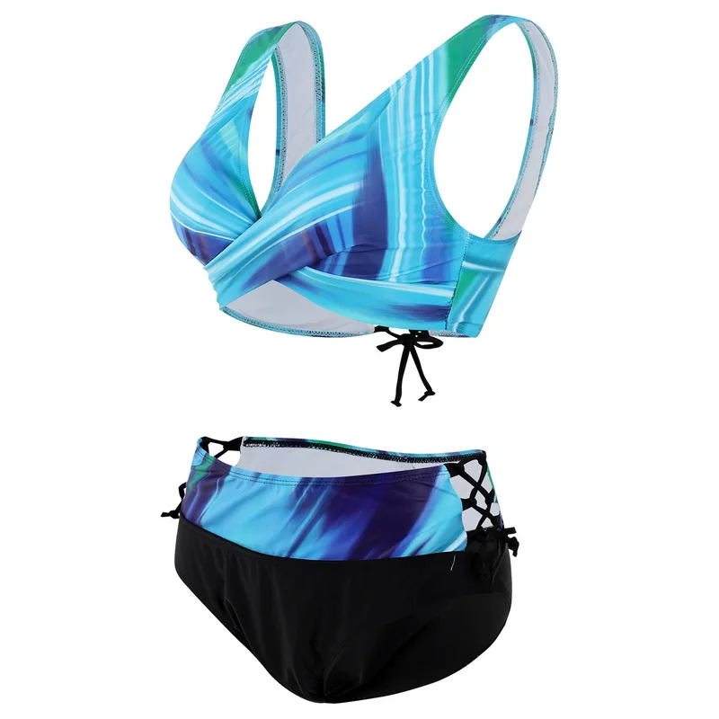 2021 New 2 Pieces Set Swimsuit Women Sexy Bikinis Set Rainbow Striped Swimwear Women High Waist Bikini Push Up Swimming Suit
2021 New 2 Pieces Set Swimsuit Women Sexy Bikinis Set Rainbow Striped Swimwear Women High Waist Bikini Push Up Swimming Suit