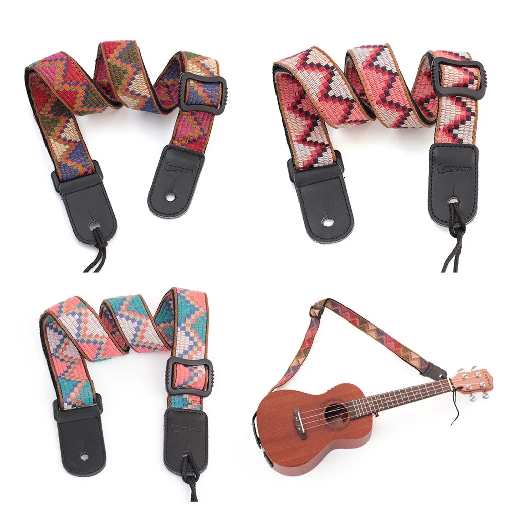 Ukulele Strap Ethnic Style Adjustable Length Leather Head Strap With Strap Lock Bohemian Style With Tie Rope Tail Nail Bright
Ukulele Strap Ethnic Style Adjustable Length Leather Head Strap With Strap Lock Bohemian Style With Tie Rope Tail Nail Bright