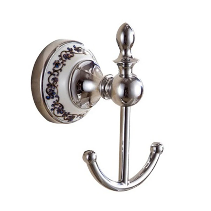 Double Hooks Zinc Alloy Ceramic Bathroom Towel Strong Loaded Hook Wall Mount for Organized Home Office Hat Coat Towel
Double Hooks Zinc Alloy Ceramic Bathroom Towel Strong Loaded Hook Wall Mount for Organized Home Office Hat Coat Towel