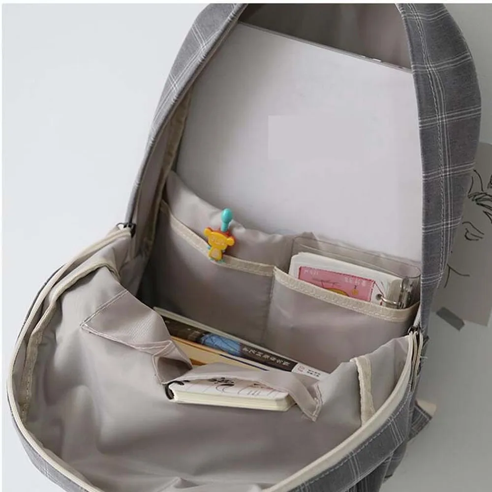 Fashion Girl College School Bag Casual New Simple Women Backpack Striped Book Packbags for Teenage Travel Shoulder Bag Rucksack
Fashion Girl College School Bag Casual New Simple Women Backpack Striped Book Packbags for Teenage Travel Shoulder Bag Rucksack