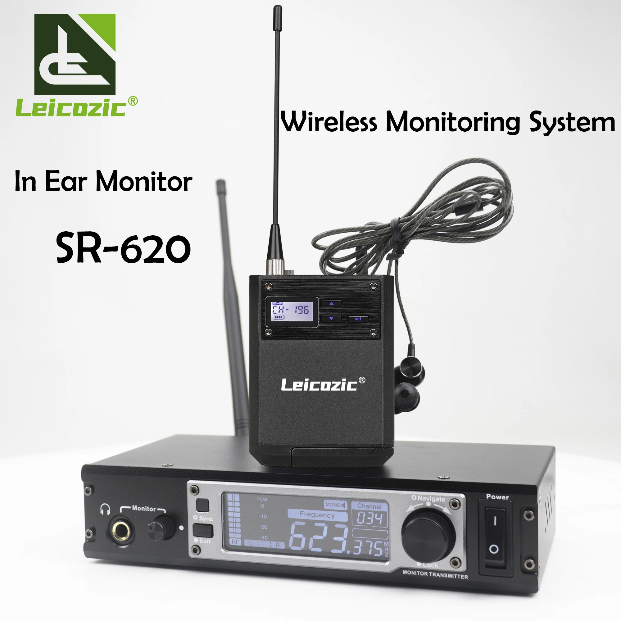 

Новая система мониторинга внутриканальных наушников, одноканальная, SR620, беспроводная студийная система мониторинга производительности, о...