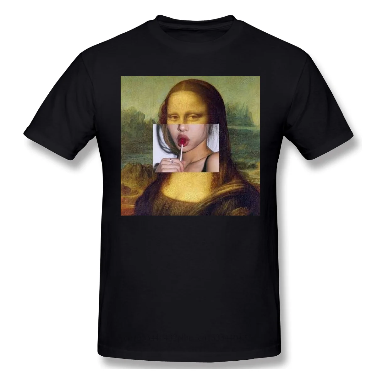 T-Shirts for Men Mona Lisa Funny Lollipop Lips Funny Crewneck Oversized T Shirt 2021
T-Shirts for Men Mona Lisa Funny Lollipop Lips Funny Crewneck Oversized T Shirt 2021
