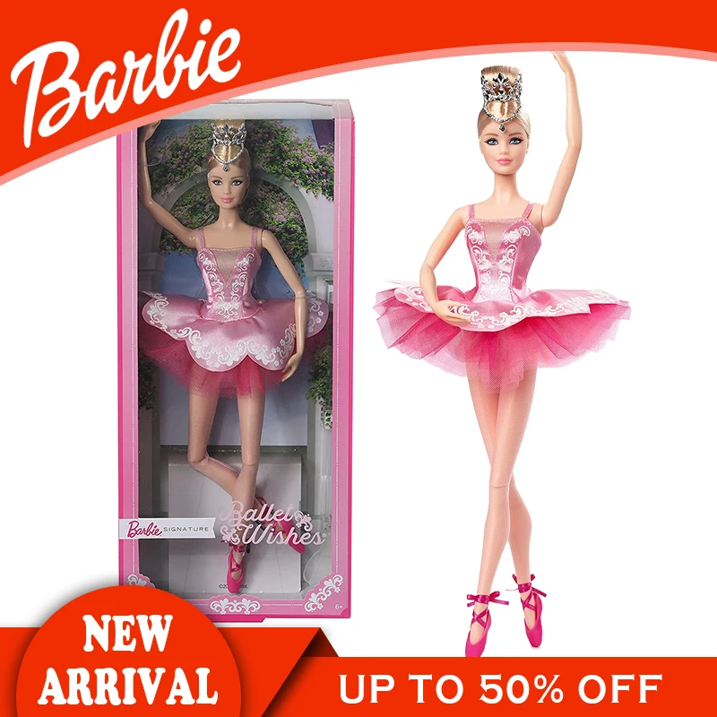 

Original Brabie Doll Toy Collector Series Signature Ballet Wishes Dancing 12-inch Girl Wearing Skirt Children Birthday Gift