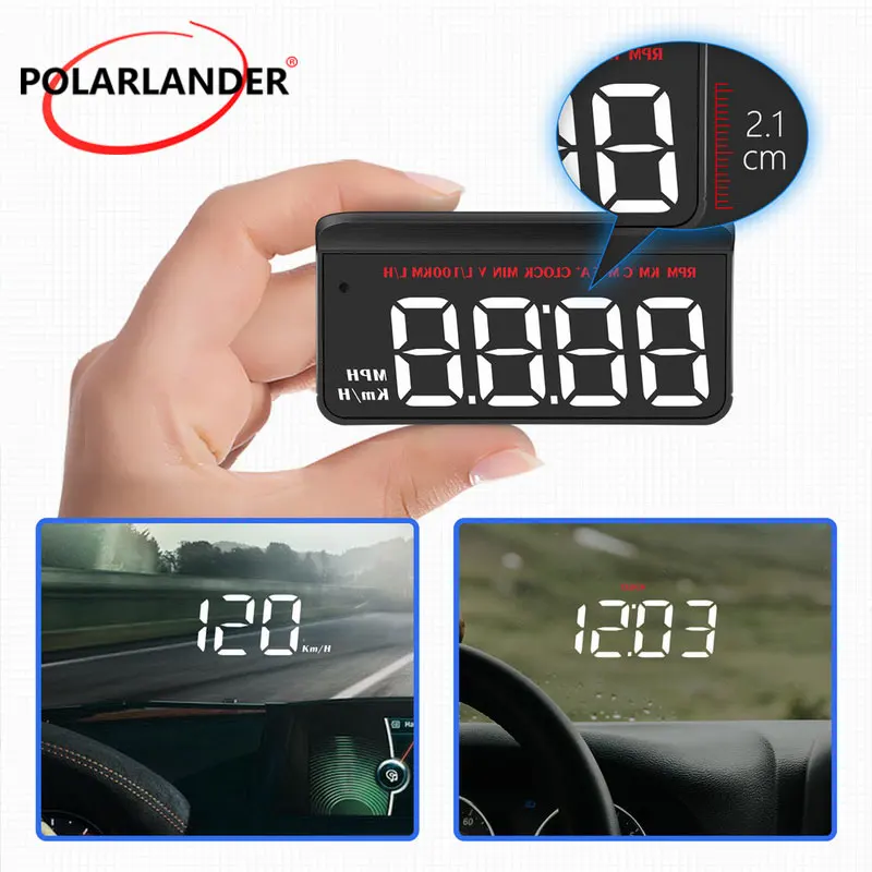 Car Head Up Display Alarm Function Automatically Adjust Brightness M5 Speed RPM Fuel Consumption Water Temperature Voltage Black
Car Head Up Display Alarm Function Automatically Adjust Brightness M5 Speed RPM Fuel Consumption Water Temperature Voltage Black