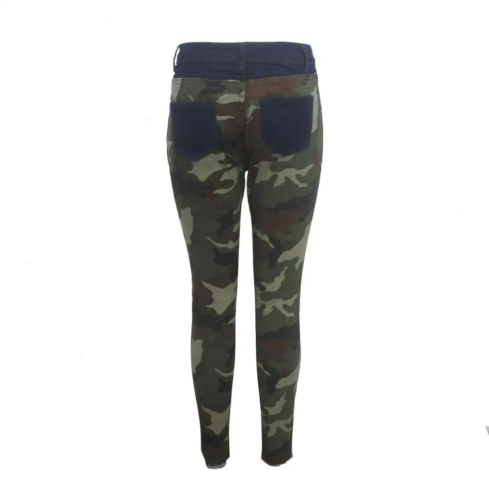 Autumn Skinny Hole Ripped Jeans Women Casual Camouflage High Waist Pencil Pants Fashion Patchwork Denim Pants Female Trousers
Autumn Skinny Hole Ripped Jeans Women Casual Camouflage High Waist Pencil Pants Fashion Patchwork Denim Pants Female Trousers