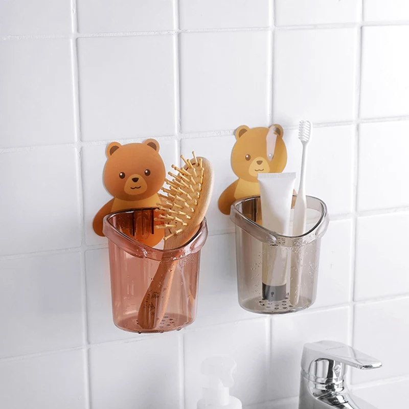 Bathroom Free Punching Storage Rack Wash Table Wall-mounted Comb Storage Box Toothpaste Toothbrush Tube Holder
Bathroom Free Punching Storage Rack Wash Table Wall-mounted Comb Storage Box Toothpaste Toothbrush Tube Holder