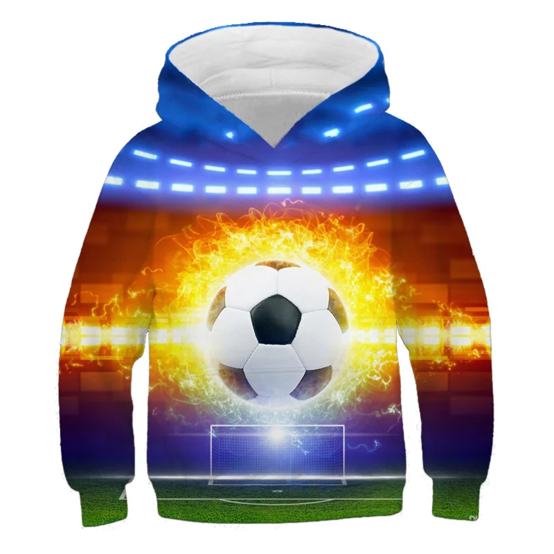 Kids Hoodie Fashion Flame Football Children Sweatshirt Hot Oversize Pullover Streetwear Clothes Boys Girls Harajuku 4-14 years
Kids Hoodie Fashion Flame Football Children Sweatshirt Hot Oversize Pullover Streetwear Clothes Boys Girls Harajuku 4-14 years