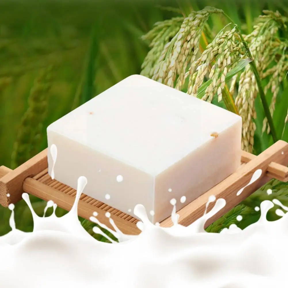 75g Thailand Rice Handmade Soap Portable Body Care Facial Cleansing Handmade Soap Suitable For All Skin Types Y4L2
75g Thailand Rice Handmade Soap Portable Body Care Facial Cleansing Handmade Soap Suitable For All Skin Types Y4L2