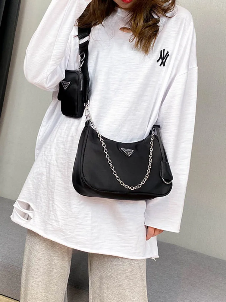 Women Bag 2021 Cheap Nylon Fashion Famous Brand Luxury Designer New Handbags Crossbody Messenger Shoulder Feaml Phone Bags
Women Bag 2021 Cheap Nylon Fashion Famous Brand Luxury Designer New Handbags Crossbody Messenger Shoulder Feaml Phone Bags