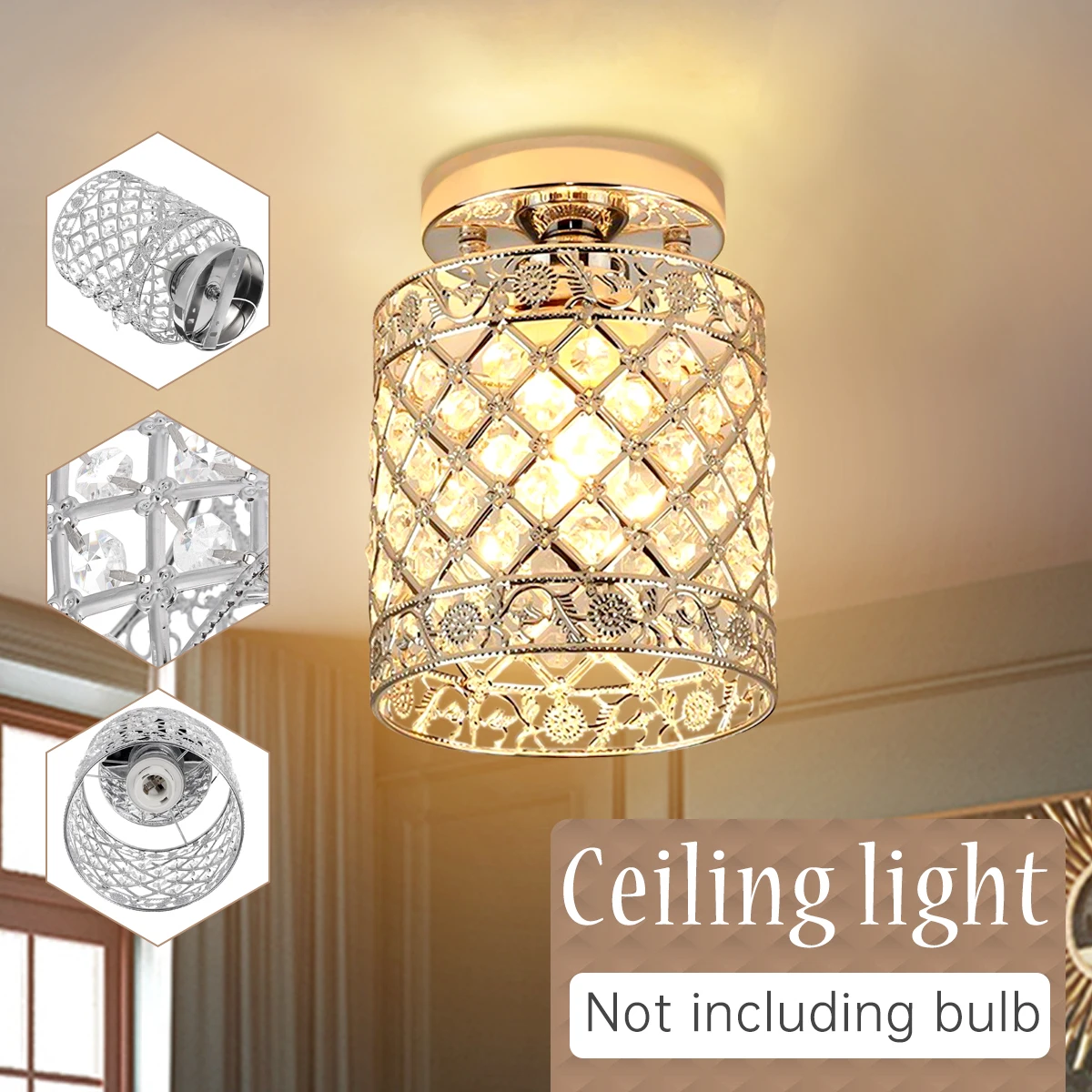 Led Ceiling Lights Crystal Lampshade Plafonnier Living Room Bedroom Modern Round Square Decorative Ceiling Lamp
Led Ceiling Lights Crystal Lampshade Plafonnier Living Room Bedroom Modern Round Square Decorative Ceiling Lamp