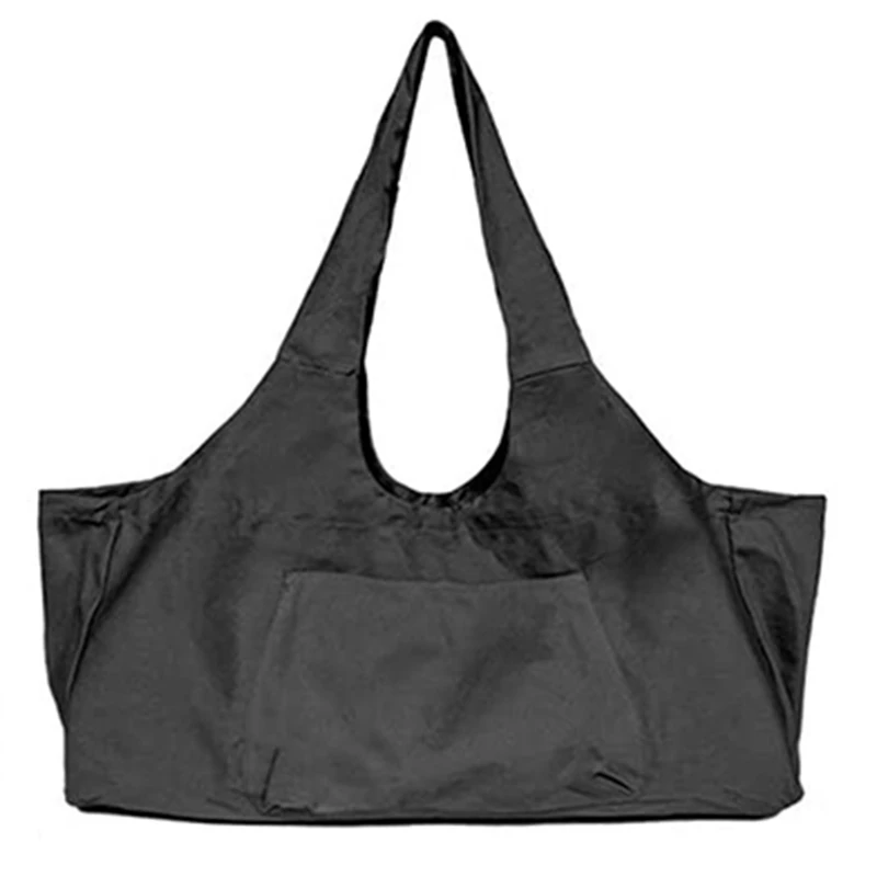 

Сумка-тоут для йоги, большая сумка-слинг с боковым карманом и внутренним карманом на молнии, многофункциональная, прочная