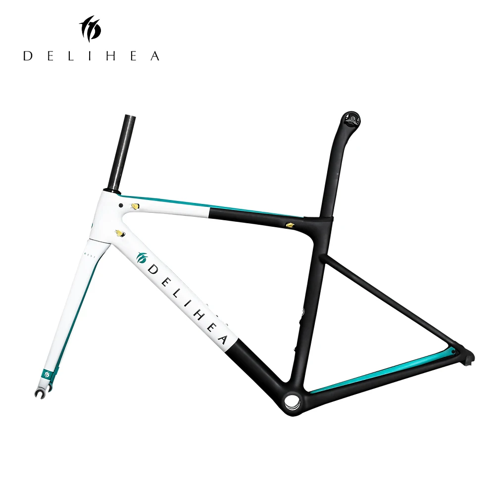 Delihea Carbon Road Frame BSA/BB30 Matte/Glossy Carbon Frame DISC/RIM Brake Racing Carbon Bike Frame
Delihea Carbon Road Frame BSA/BB30 Matte/Glossy Carbon Frame DISC/RIM Brake Racing Carbon Bike Frame