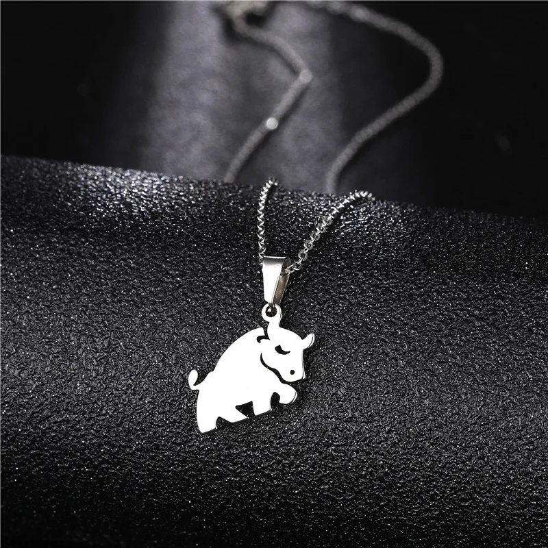 2021 New For Women Cattle Animal Necklace Jewelry Stainless Steel Bullfight Necklaces Clothing Accessories Wholesale
2021 New For Women Cattle Animal Necklace Jewelry Stainless Steel Bullfight Necklaces Clothing Accessories Wholesale