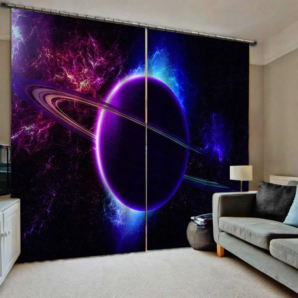 Purple blue star curtains blackout Drapes Living room Bedroom Decor 2 Panels HooksWindow Curtains
Purple blue star curtains blackout Drapes Living room Bedroom Decor 2 Panels HooksWindow Curtains