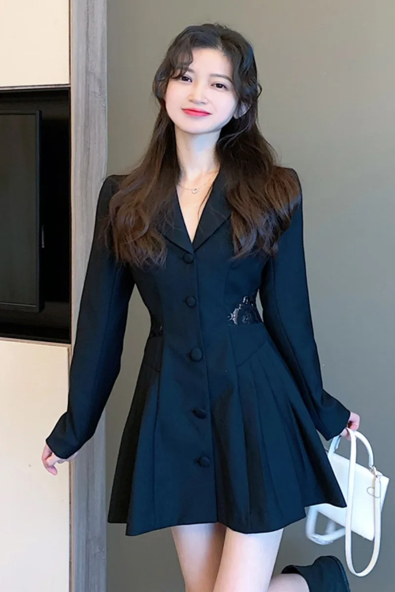 Autumn / Winter 2020 New Lace Stitching Sexy Hollow Out Long Sleeve Suit Short Skirt
Autumn / Winter 2020 New Lace Stitching Sexy Hollow Out Long Sleeve Suit Short Skirt