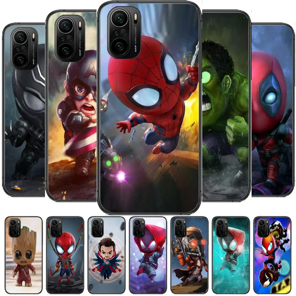 Mini Marvel Phone Case For xiaomi redmi POCO F1 F2 F3 X3 Pro M3 9C 10T Lite NFC Black Cover Silicone Back Prett mi 10 ultra cove
Mini Marvel Phone Case For xiaomi redmi POCO F1 F2 F3 X3 Pro M3 9C 10T Lite NFC Black Cover Silicone Back Prett mi 10 ultra cove