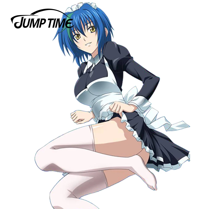 JumpTime 13 см x 9 7 Стайлинг автомобиля старшая школа DxD Аниме Сексуальная девушка Xenovia